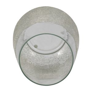 HANNAHMORE CLEAR GLASS VASE 10 (IN) 7