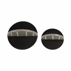 IVYGATE SET OF 2 BLACK DECOR 10 (IN) 5