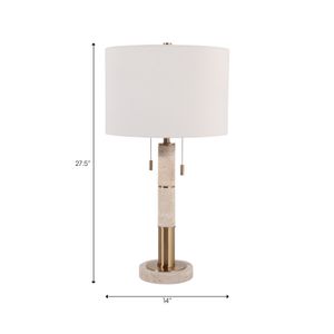 ALECSIDE IVORY LAMP 28 (IN) 7