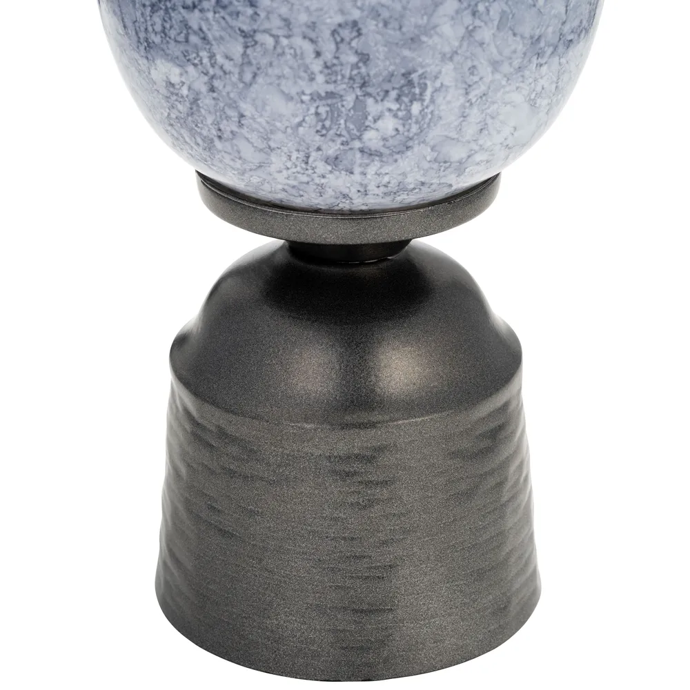 ELTONBROOK BLUE GLASS VASE 20 (IN)