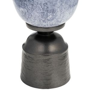 ELTONBROOK BLUE GLASS VASE 20 (IN) 4