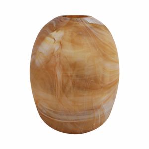 BARTONWOOD BROWN GLASS VASE 14 (IN) 1