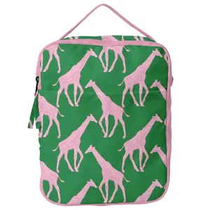 Giraffe Pink & Green