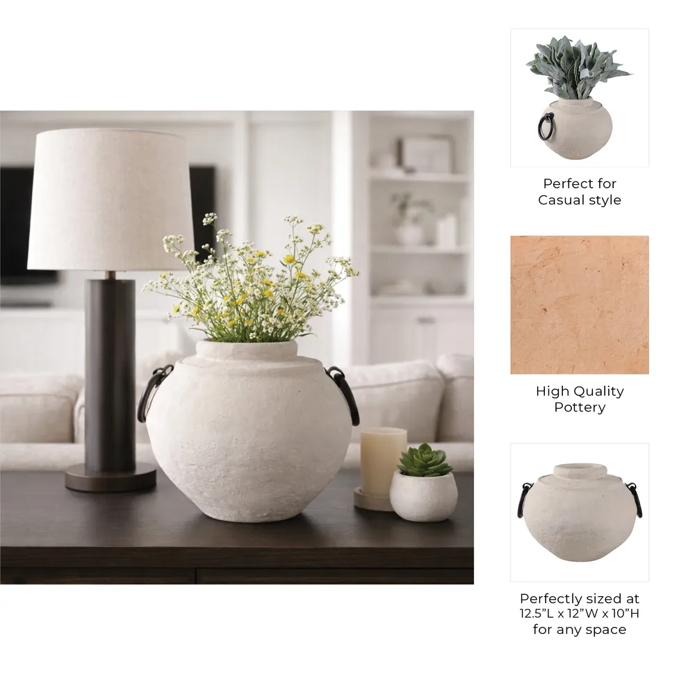 HAROLDWOOD IVORY VASE 10 (IN)