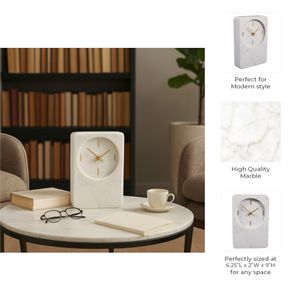 GLENNROSE WHITE CLOCK 9 (IN) 10