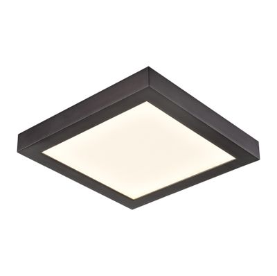 Titan 6″ Wide Integrated LED Down Light - Square Oil Rubbed Bronze