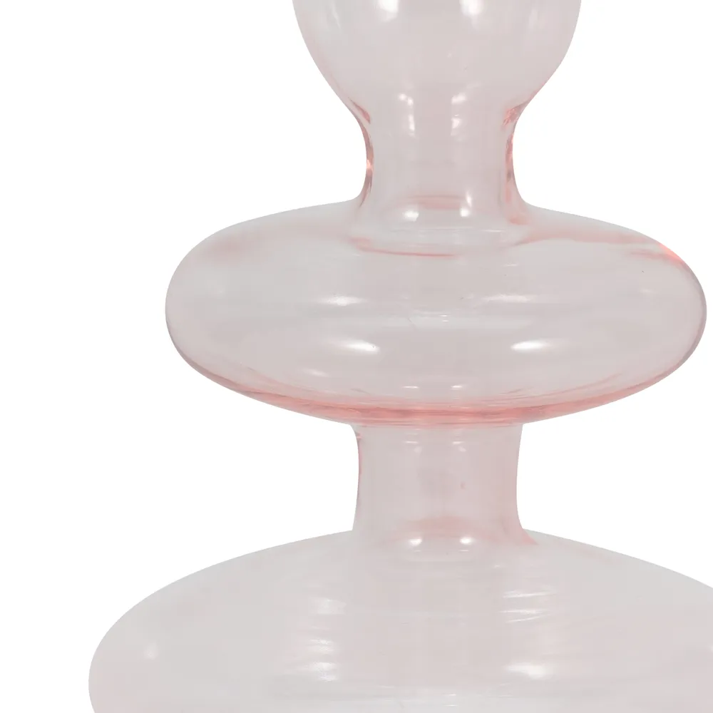ELLENLAND PINK CANDLE HOLDER 11 (IN)