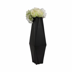 TARASIDE BLACK VASE 21 (IN) 3