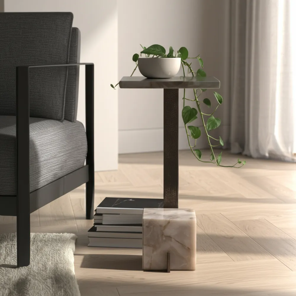 MILTONRIDGE GRAY TABLE 24 (IN)