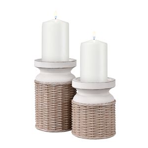 Norris Candleholder - Set of 2 Beige 6