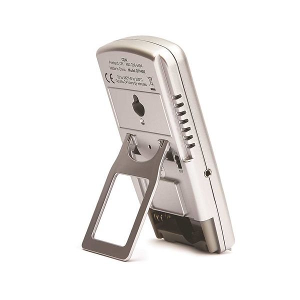 CDN Thermometer/Timer, Digital, Programmable Probe, Silver
