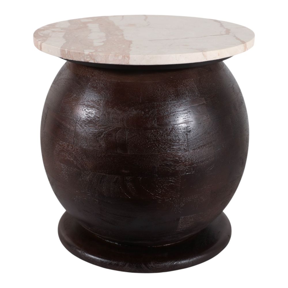 BRADENWICK BROWN TABLE 17 (IN)
