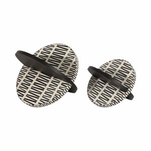 IVYGATE SET OF 2 BLACK DECOR 10 (IN) 1