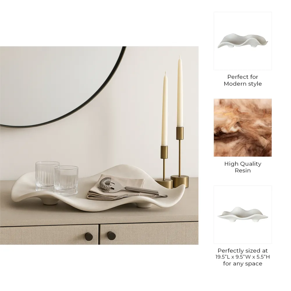 SELBYWAY WHITE TRAY 6 (IN)