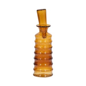 HAMDENWICK ORANGE GLASS VASE 15 (IN) 4