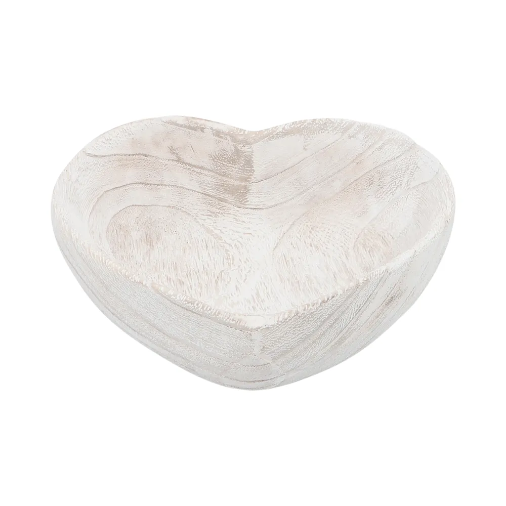 DASHLAKE SET OF 2 WHITE BOWLS 3 (IN)