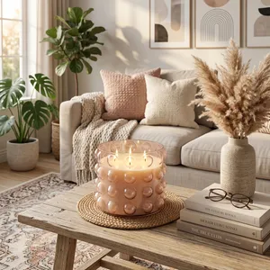 BUFORDHAM PINK CANDLE 7 (IN) 2