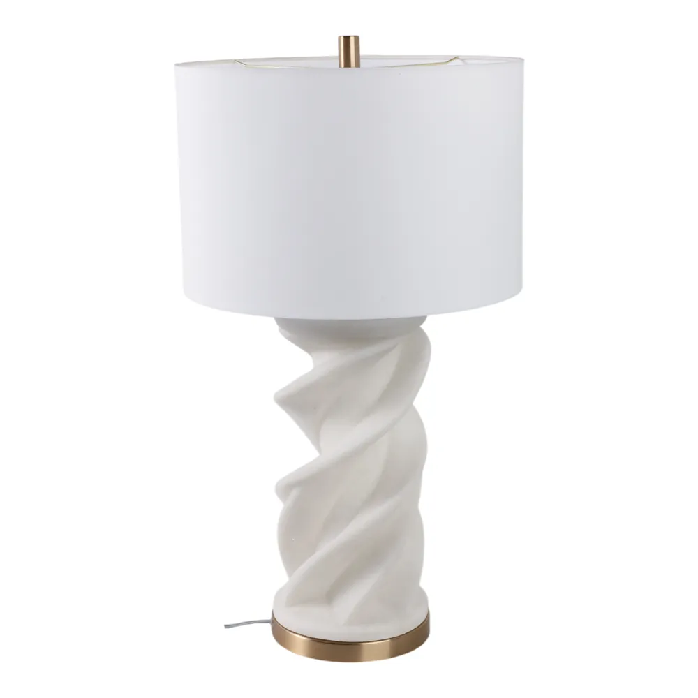 HAYFIELDMORE WHITE LAMP 30 (IN)