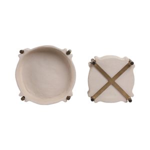 EMMETPORT SET OF 2 BROWN TRAY 4 (IN) 7