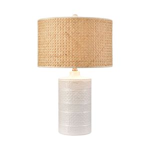 Seymour 24.5'' High 1-Light Table Lamp - White Glaze 1