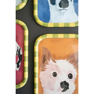 Set of 4 Framed Dog Prints under Glass 2