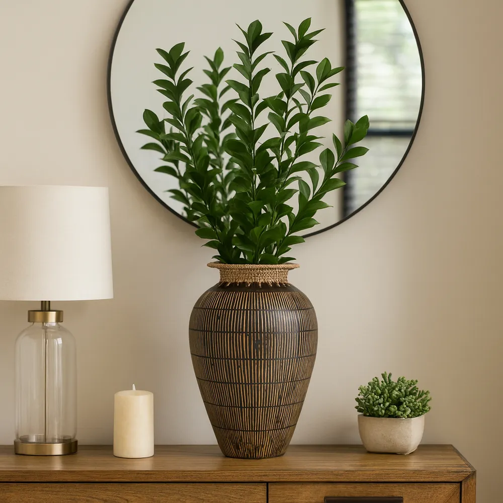 GILBERTLAND BLACK VASE 19 (IN)