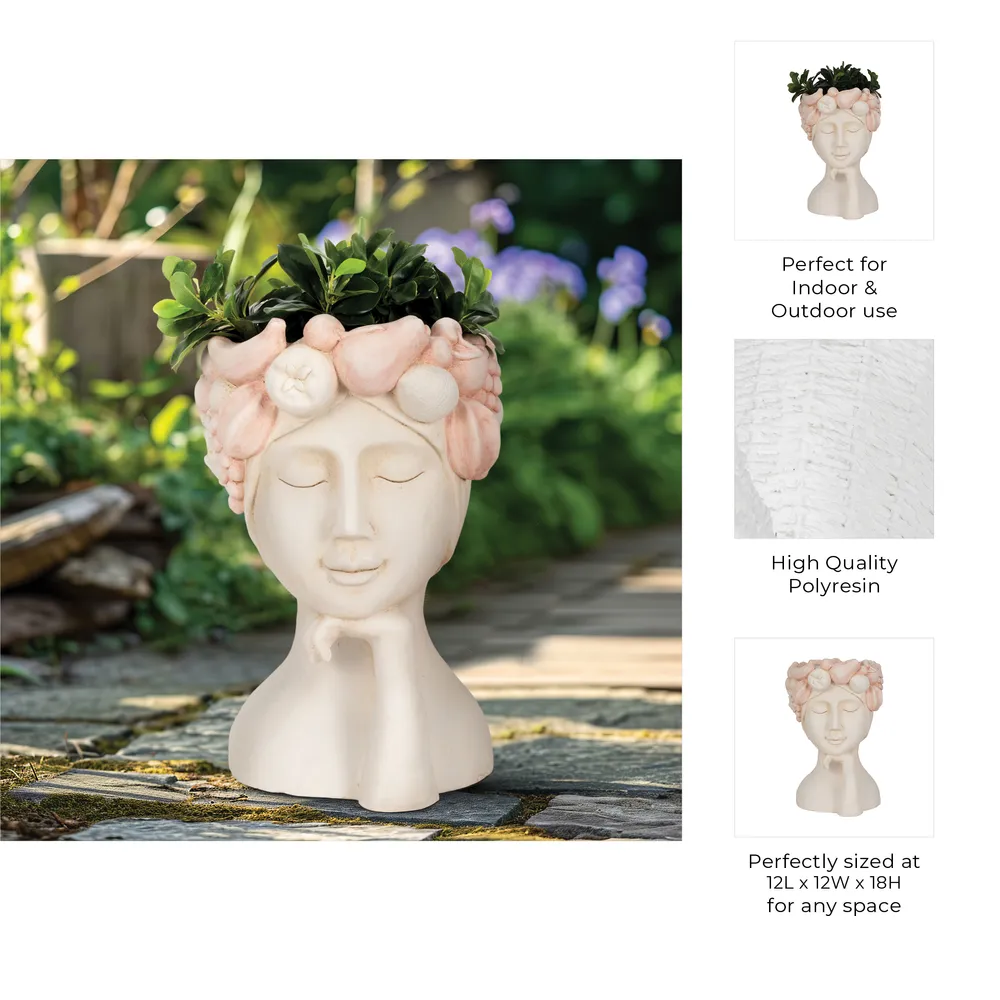 ARLOWLAND IVORY PLANTER 18 (IN)