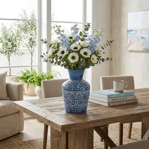 DOYLEROSE BLUE VASE 12 (IN) 2