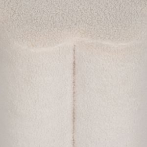 DIGBYRUN WHITE OTTOMAN 18 (IN) 5