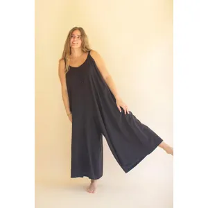 Adjustable Strap Flowy Jumper with Button Detail 13