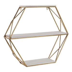 INGRIDHAVEN GOLD WALL SHELF 21 (IN) 3