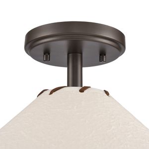 Marion 14'' Wide 1-Light Semi Flush Mount - Oil Rubbed Bronze 6