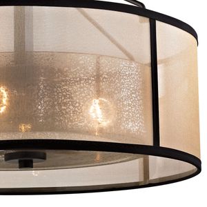 Diffusion 18'' Wide 3-Light Semi Flush Mount - Oil Rubbed Bronze 3