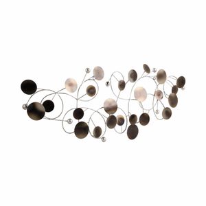 SOLLAKE SILVER METAL WALL 18 (IN) 3