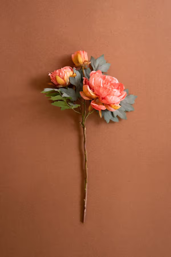 Artificial Peony Spray