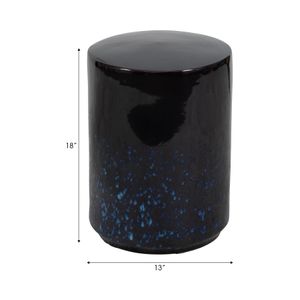 GREYSONRIDGE BLUE GARDEN STOOL 18 (IN) 8