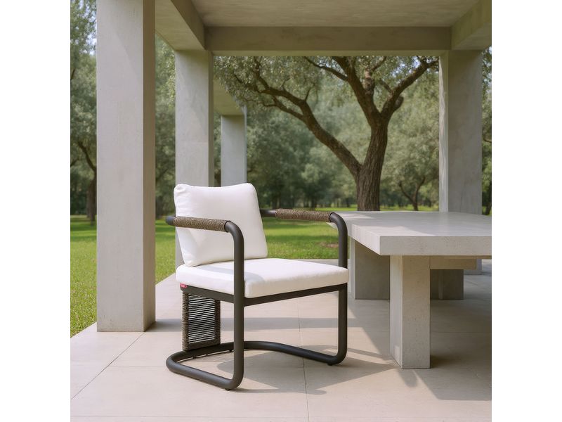 Ciel Dining Chair Ivory 12