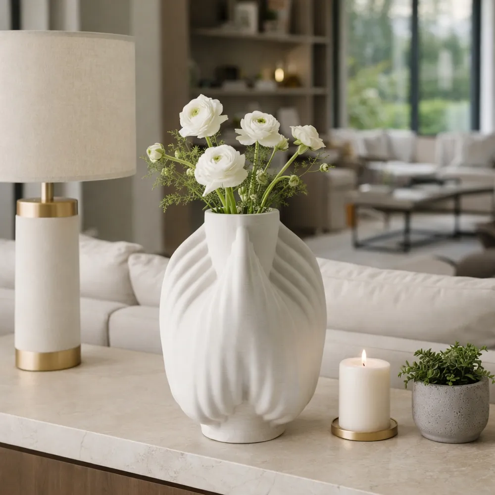 ZANECREST IVORY VASE 10 (IN)