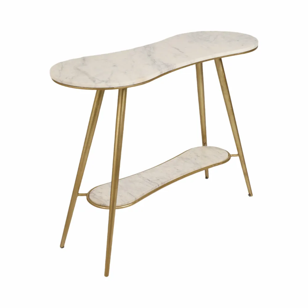 40" ALLESSA MARBLE CONSOLE TABLE