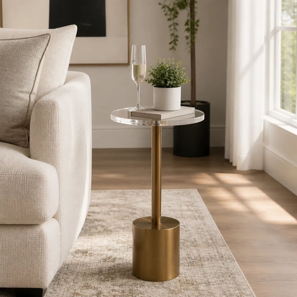 HOLLISOAK CLEAR TABLE 21 (IN)