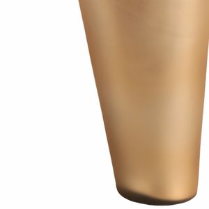 BAKERSHAW GOLD GLASS VASE 18 (IN) 6