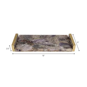 STERLINGTON GRAY TRAY 3 (IN) 10
