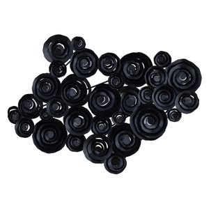 Brando Dimensional Wall Art - Matte Black 5