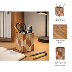 DENTONHAVEN BROWN PENCIL CUP 4 (IN) 11
