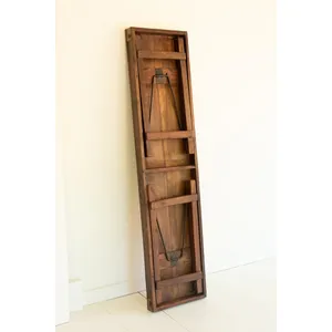 Antique Wooden Folding Console Table 3