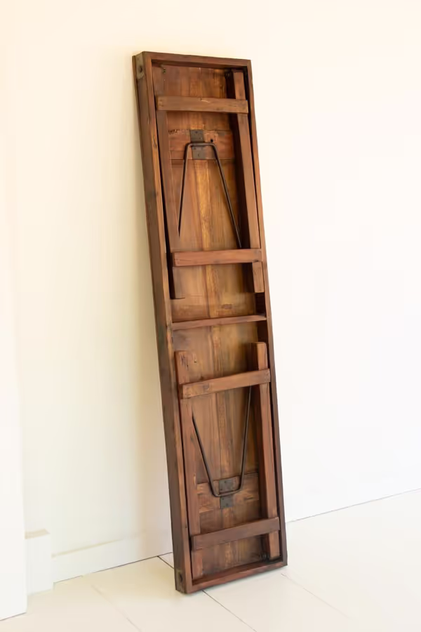 Antique Wooden Folding Console Table