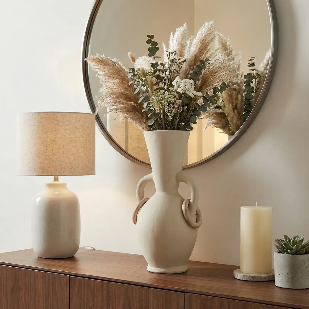 ELLIOTWELL IVORY VASE 18 (IN)