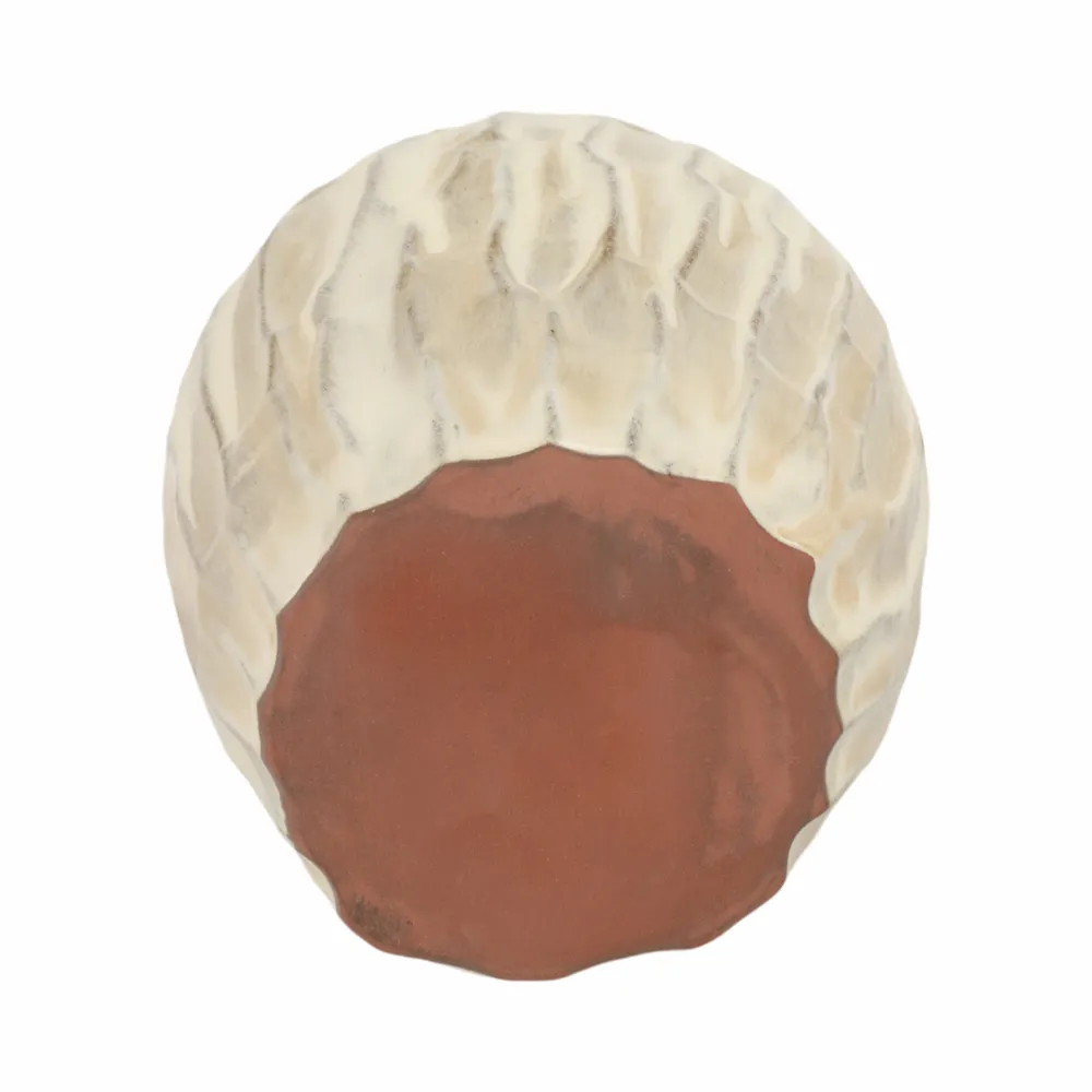 CROSBYLEY CREAM VASE 10 (IN)