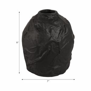 AXELLEY BLACK VASE 9 (IN) 9