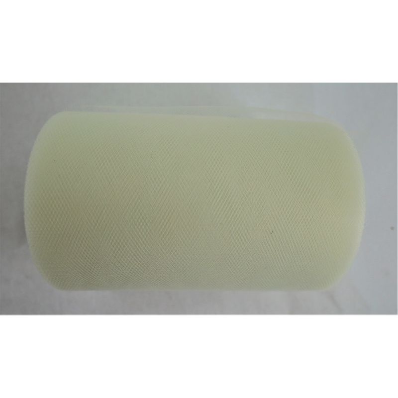 6" x 100yds Tulle Ribbon, Ivory